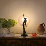 Art Deco Moon Lamp, vintage