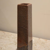 Terracotta Obelisk Vessel, vintage, view 2