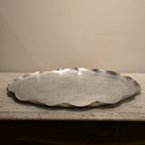 Etched Aluminum Tray, vintage