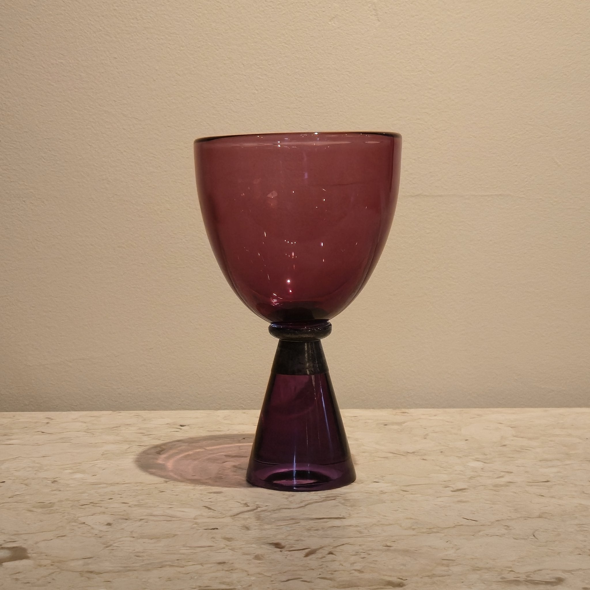 Murano Amethyst Chalice, vintage