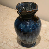 Blue Glazed Vase, vintage, view 2