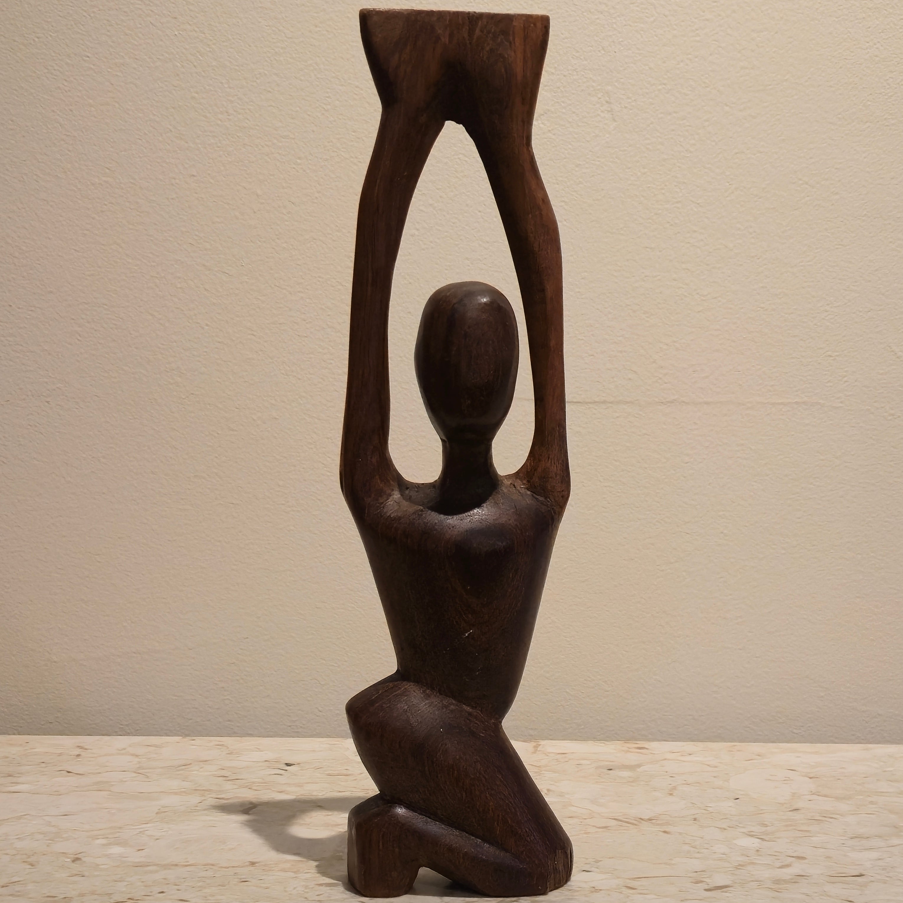 Carved Wood Statue, vintage