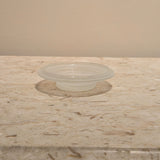 Round Frosted Ashtray, vintage, view 2