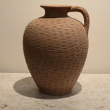 Italian Basketweave Jug, vintage