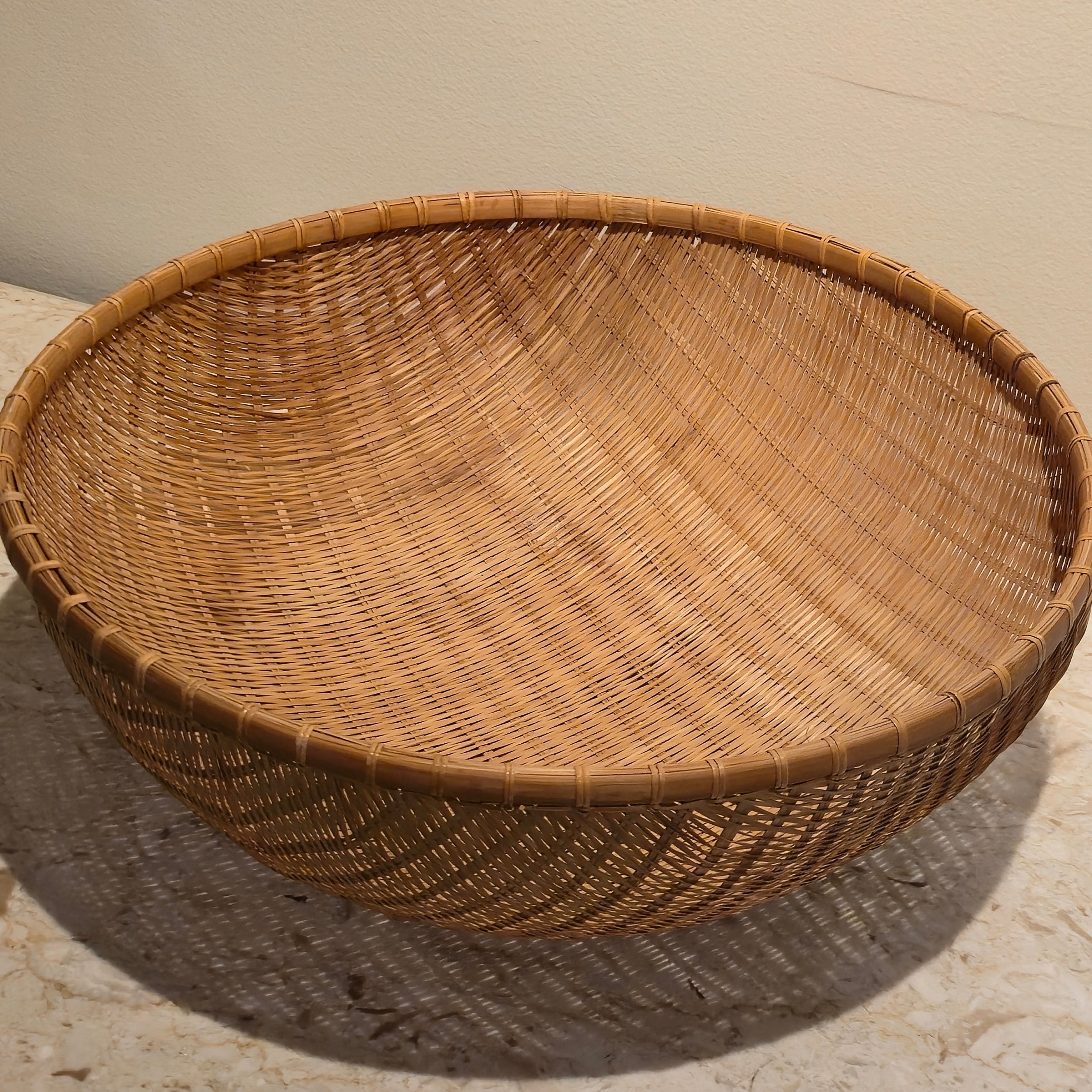 Woven Basket, Large, vintage, view 2
