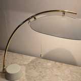 IKEA Brass Arc Desk Lamp, vintage, view 4