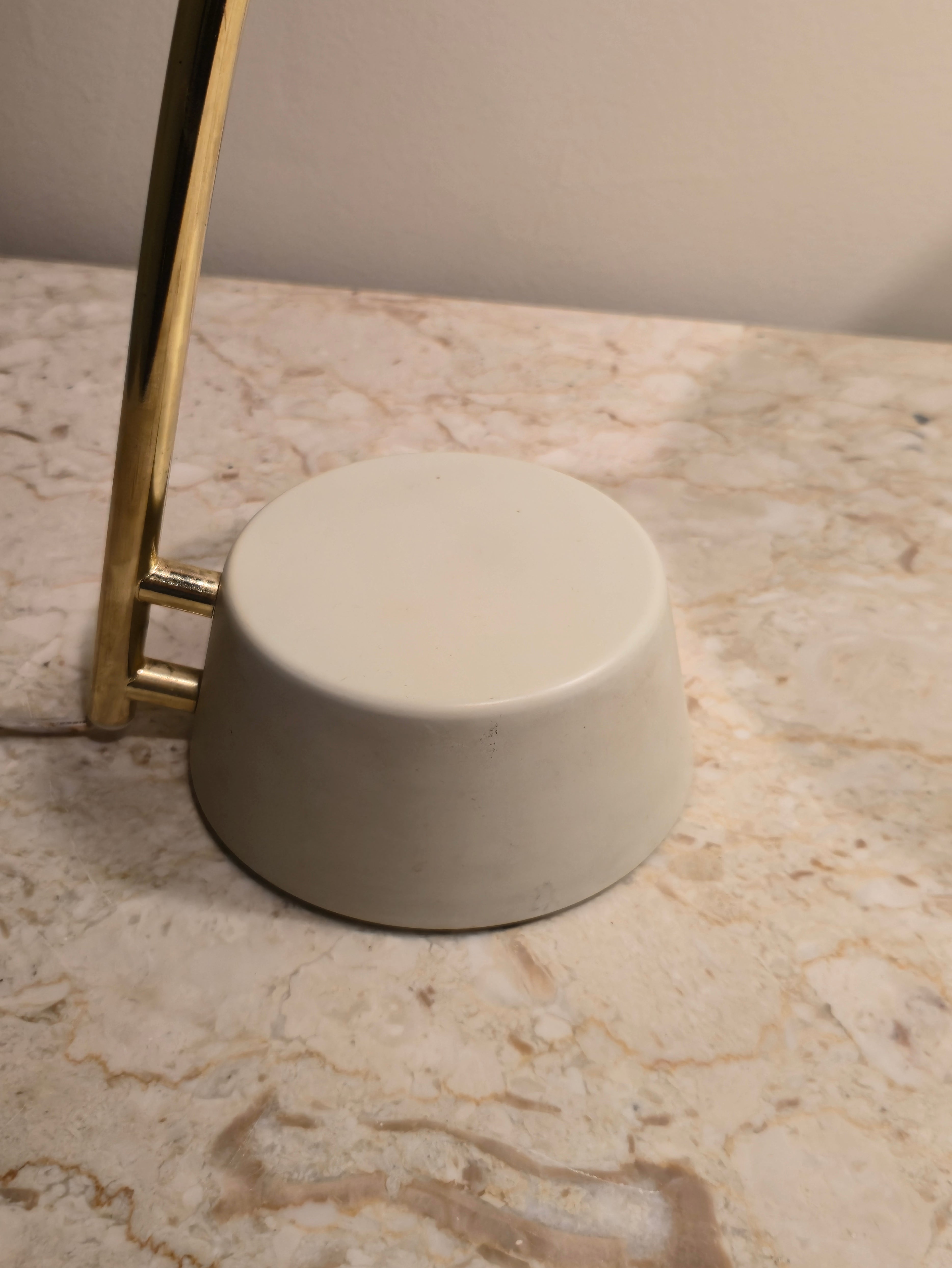 IKEA Brass Arc Desk Lamp, vintage, view 3