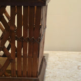 Rattan Magazine Holder, vintage, view 2