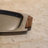 Danish Steel + Wood Tray, vintage, view 2