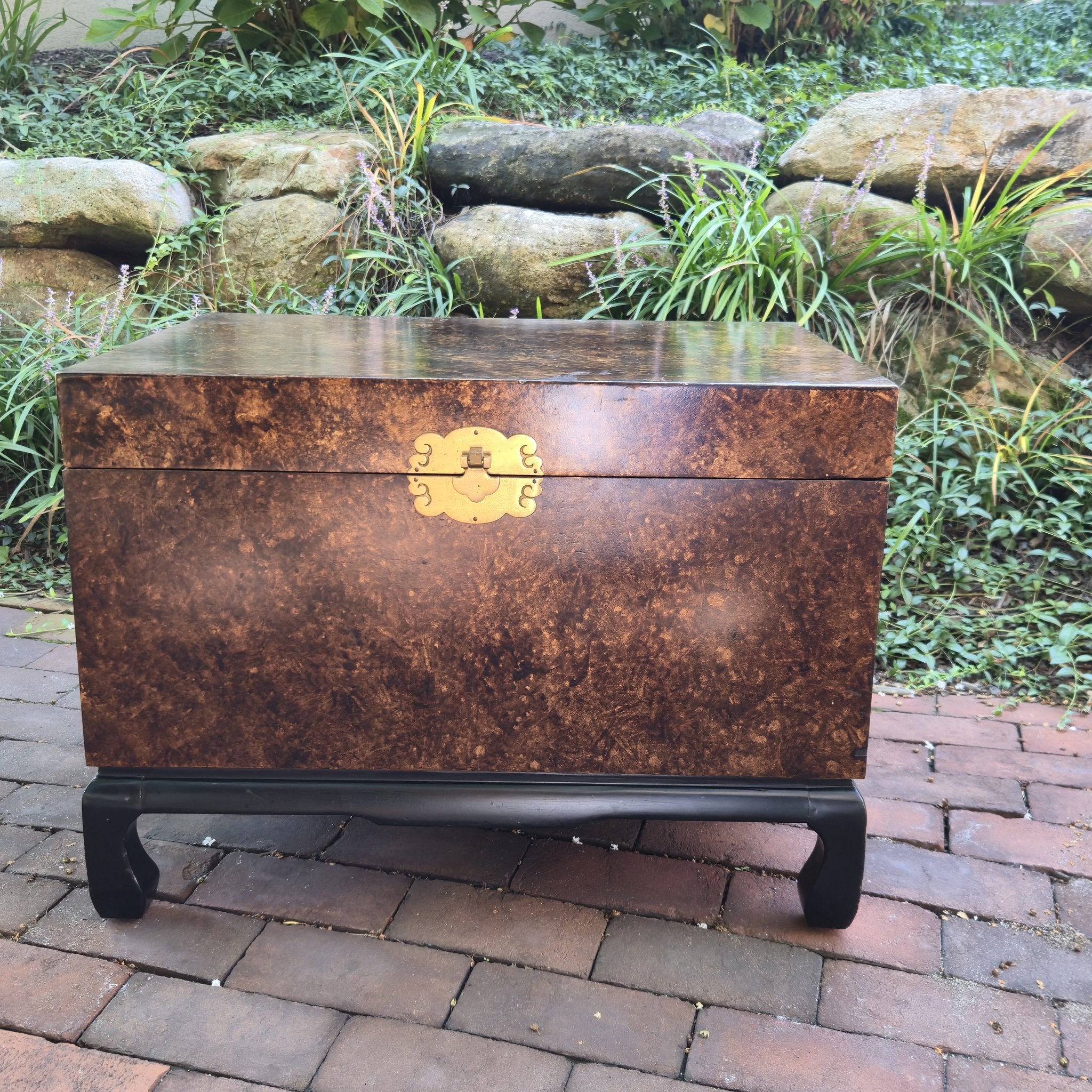 Burl Chest, vintage