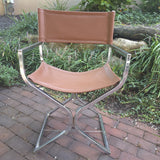 Chrome Director's Chair, vintage