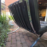 Barcelona-Style Lounge Chairs, vintage, view 4