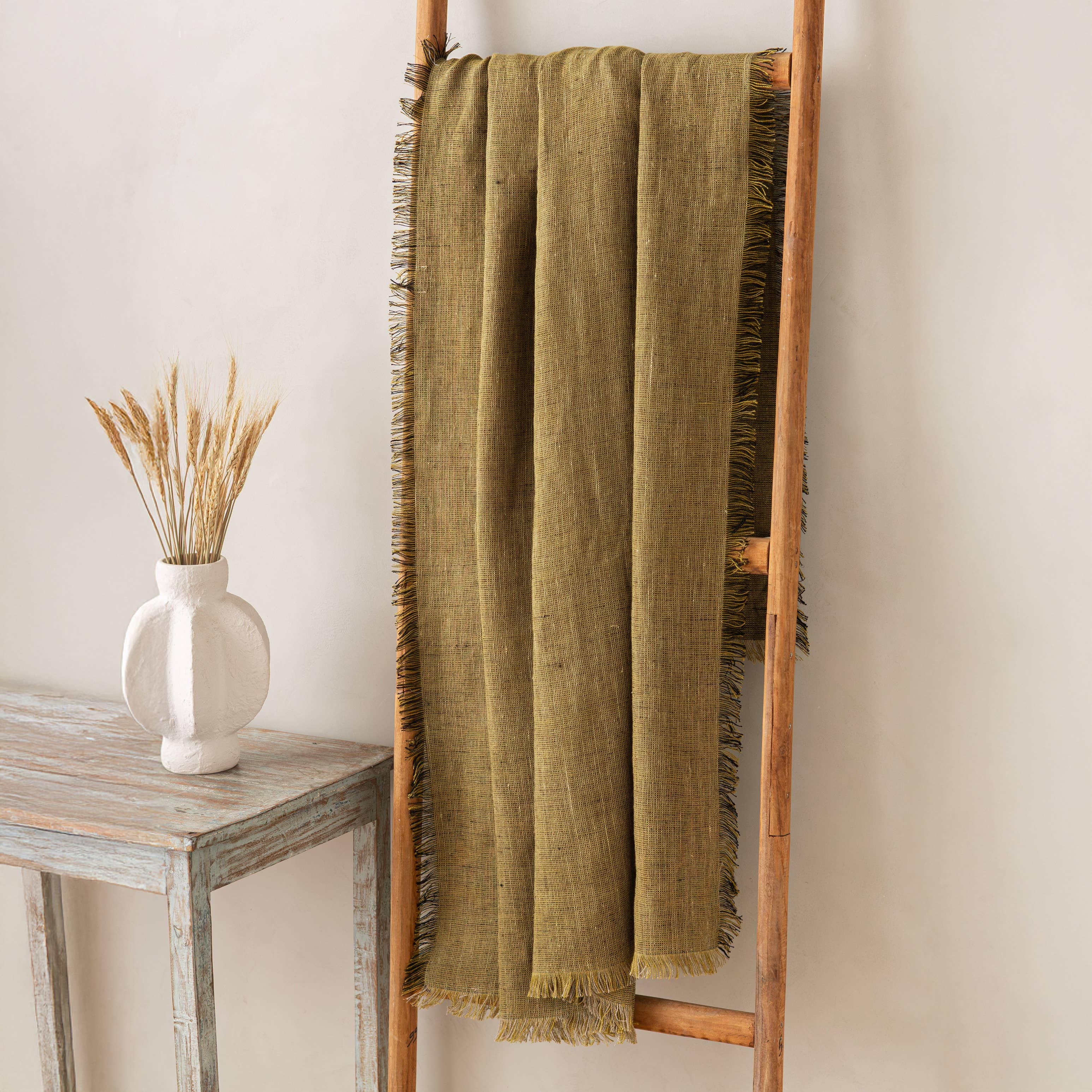 Linen Hamlet Throw by Live Linen, view 2