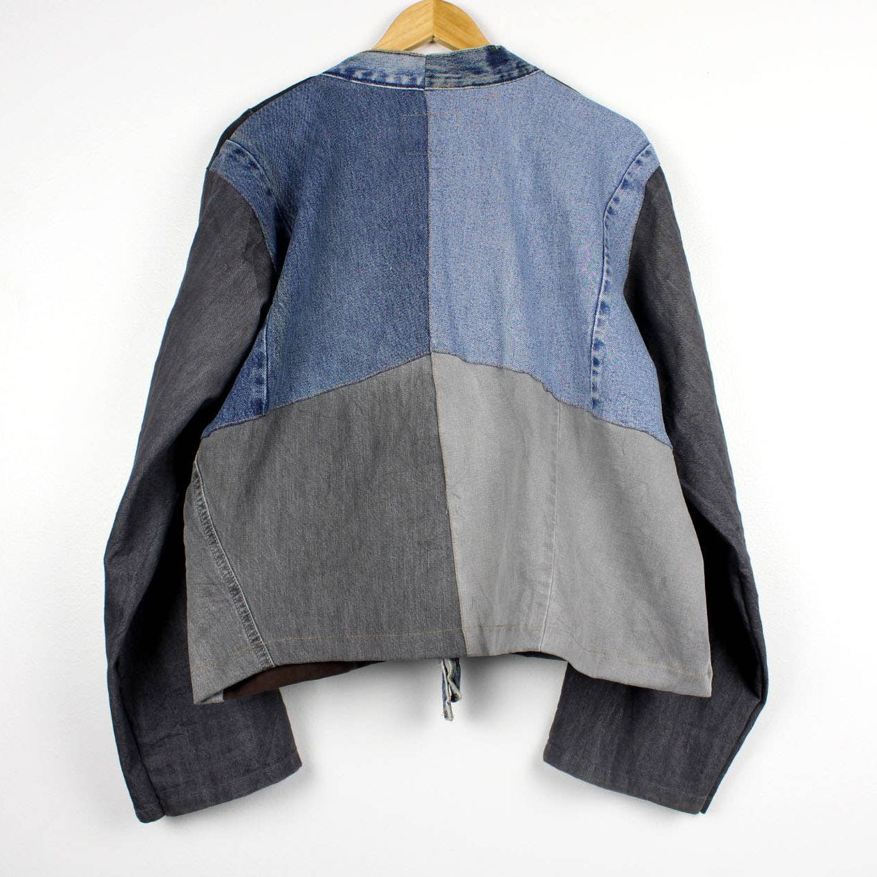 Patchwork Denim Kimono Jacket by Sun's Out!, view 3