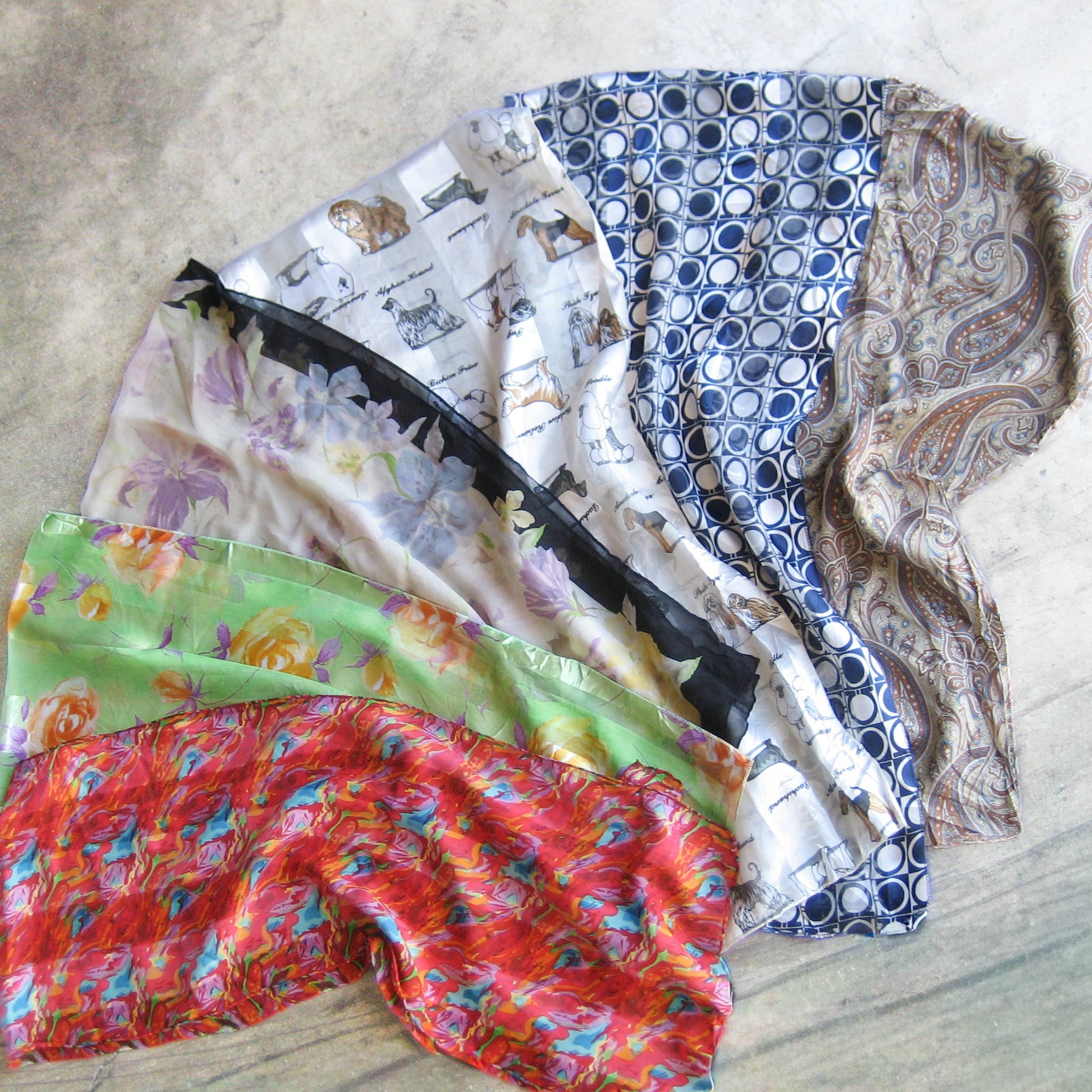 Vintage Scarf by American Recycled Clothing, view 2