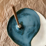 Ceramic Incense Dish, Lagoon