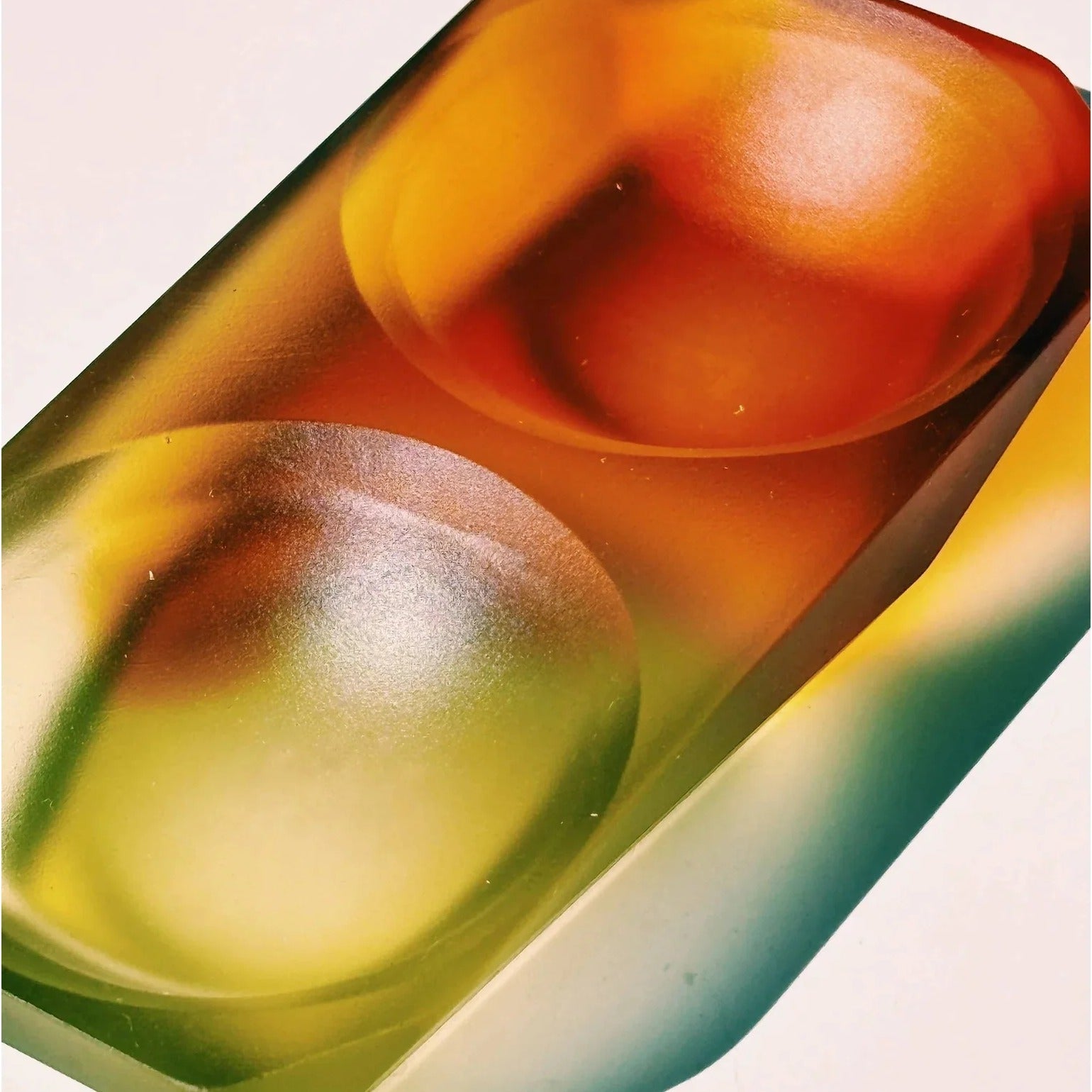 Flame Double Salt Cellar