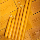 Hand-Dipped Beeswax Tapers